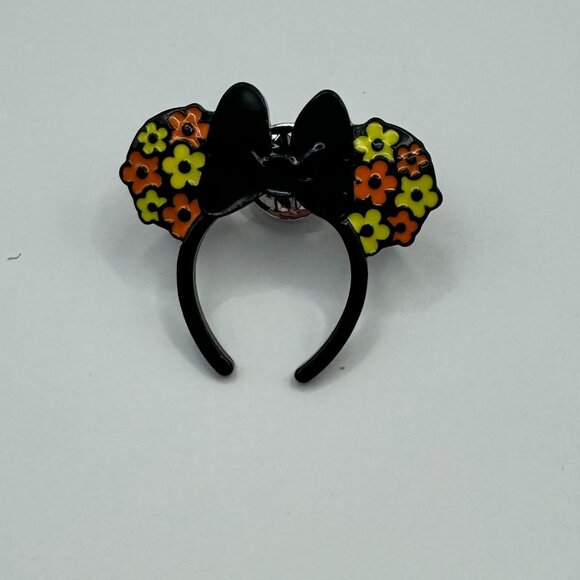 Other - Loungefly / Disney - Minnie Mouse - Headband Pin - flowers with Black Bow